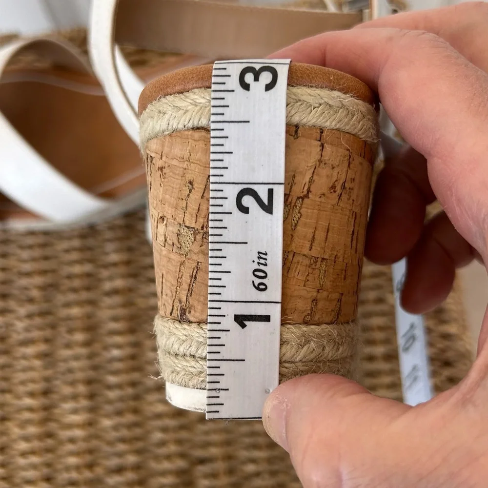 …me Too Sandy Espadrille‎ Platform Wedge Cork Jute Size 9